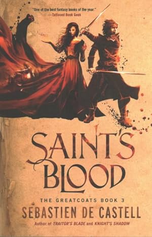 Bild des Verkufers fr Saint's Blood : The Greatcoats Book 3 zum Verkauf von GreatBookPrices