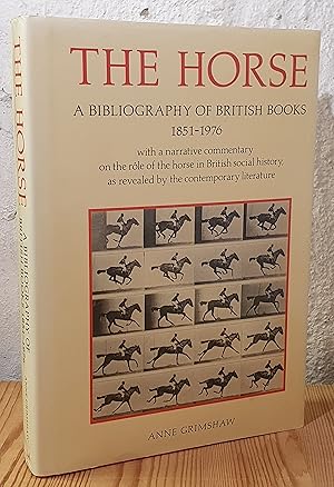 Seller image for The Horse. A Bibliography of British Books 1851-1976. for sale by Antiquaria Bok & Bildantikvariat AB