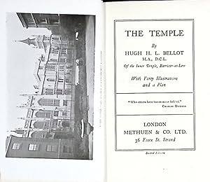 Seller image for The Temple. Methuen Little Guides. 1922 for sale by Barter Books Ltd
