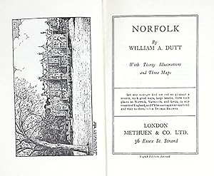 Imagen del vendedor de Norfolk. Methuen Little Guides. 1933 a la venta por Barter Books Ltd