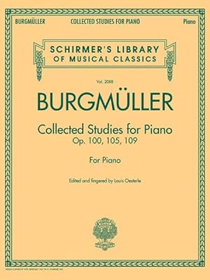 Immagine del venditore per Johann Friedrich Burgmuller - Collected Studies for Piano : Op. 100, 105, 109 , Vol. 2088 venduto da GreatBookPrices