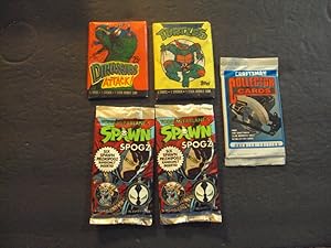 5 Assorted Unopened Packs Of Trading Cards