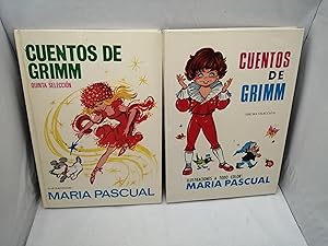 Imagen del vendedor de PACK 2 Libros Cuentos de Grimm: Tercera y quinta seleccin (tapa dura) a la venta por Libros Angulo