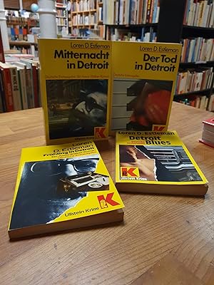 Seller image for Konvolut von 4 Amos-Walker-Krimis: Der Tod in Detroit, Mitternacht in Detroit, Frhling in Detroit, Detroit-Blues, for sale by Antiquariat Orban & Streu GbR