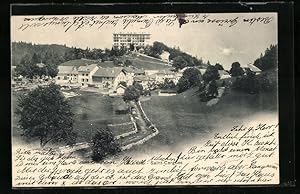 Ansichtskarte Saint-Cergues, Teilansicht mit Feldweg