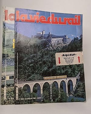 Lot de 2 numéros de "La vie du rail": n° 1802 16 juillet 1981 / n° 1811 1er octobre 1981