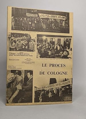 Le procès de Cologne