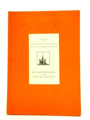 Image du vendeur pour Kniga O Leonine Andreeve: Vospominaniya - Russian Writers On Leonid Andreev. mis en vente par World of Rare Books