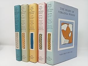 Bild des Verkufers fr The Diary of Virginia Woolf. 5 volumes: 1915- 1919; 1920- 1924; 1925- 1930; 1931- 1935; 1936- 1941. zum Verkauf von ROBIN SUMMERS BOOKS LTD