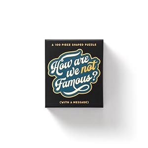 Imagen del vendedor de How Are We Not Famous? 100 Piece Mini Shaped Puzzle a la venta por GreatBookPrices