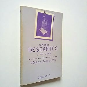 Imagen del vendedor de Conocer Descartes y su obra a la venta por MAUTALOS LIBRERA