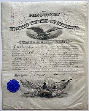 President WIlliam McKinley Signed Military Commission