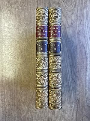 Bild des Verkufers fr THE POETICAL WORKS OF JOHN DRYDEN - 2 Volumes zum Verkauf von Old Hall Bookshop, ABA ILAB PBFA BA