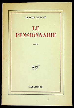 Bild des Verkufers fr Le pensionnaire zum Verkauf von LibrairieLaLettre2