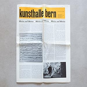 Weiss Auf Weiss Kunsthalle Bern, 25. Mai Bis 3. Juli 1966