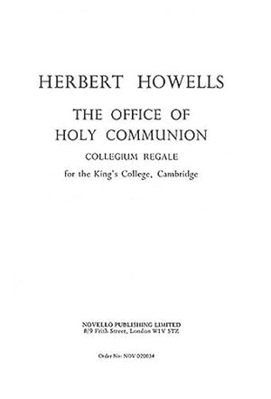 Seller image for The Office of Holy Communion Collegium Regale [Paperback ] for sale by booksXpress