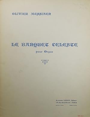 Image du vendeur pour Le Banquet Celeste, pour Orgue (Organ) mis en vente par Austin Sherlaw-Johnson, Secondhand Music
