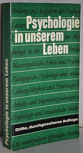 Bild des Verkufers fr Psychologie in unserem Leben. 3., durchges. Aufl. zum Verkauf von Antiquariat Reinsch