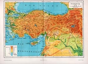 LAMINA V32891: Mapa de Turquia