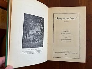 Imagen del vendedor de Songs of the South" (Poems); Life Work of Maude Waddell, Poet Laureate General of the Confederated Southern Memorial Association a la venta por Jim Crotts Rare Books, LLC