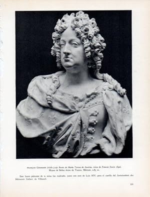 Seller image for LAMINA V32952: Busto de Maria Teresa de Austria por F. Girardon for sale by EL BOLETIN