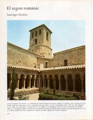Imagen del vendedor de LAMINA V33386: Claustre i campanar de Santa Maria de lEstany a la venta por EL BOLETIN