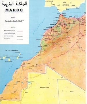 LAMINA V33276: Mapa de Marruecos