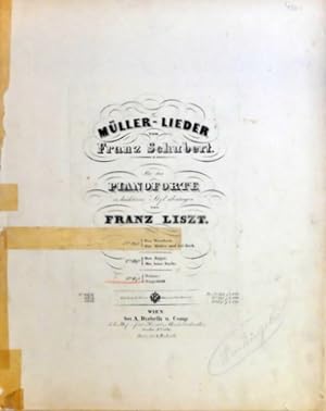 [R 249] Müller-Lieder von Franz Schubert. Für das Pianoforte in leichteren Styl übertragen von Fr...