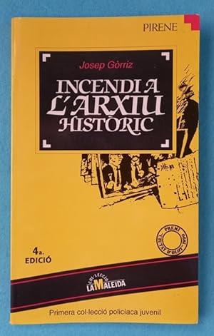 Seller image for INCENDI A L ARXIU HISTORIC. for sale by Librera DANTE