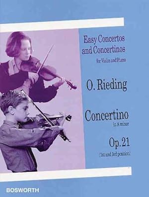 Bild des Verkufers fr Easy Concertos and Concertinos for Violin and Piano : Concertino in A Minor Op. 21: 1st and 3rd Position zum Verkauf von GreatBookPrices