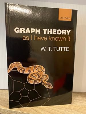 Immagine del venditore per GRAPH THEORY AS I HAVE KNOWN IT venduto da MAPLE RIDGE BOOKS