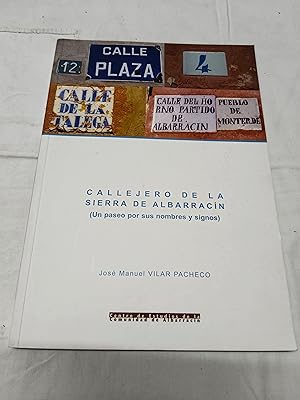 Imagen del vendedor de CALLEJERO DE LA SIERRA DE ALBARRACIN a la venta por SUEOS DE PAN