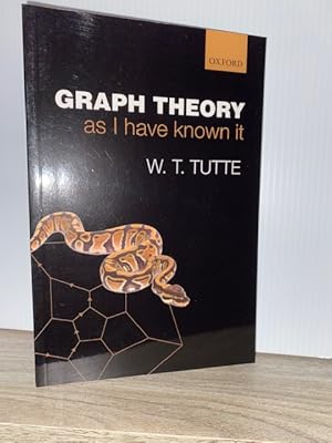 GRAPH THEORY AS I HAVE KNOWN IT