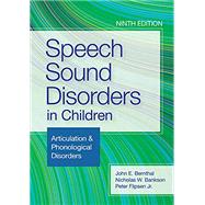 Immagine del venditore per Speech Sound Disorders in Children venduto da eCampus