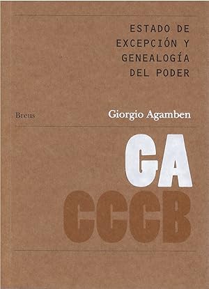 Seller image for Estado de Excepcin y Genealoga del Poder for sale by The Haunted Bookshop, LLC