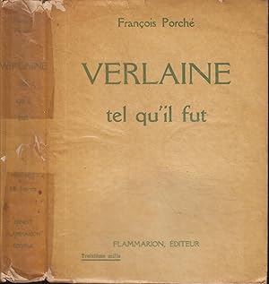 Bild des Verkufers fr Verlaine, tel qu'il fut zum Verkauf von PRISCA