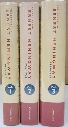 Image du vendeur pour The Letters of Ernest Hemingway:; Three Volume Set mis en vente par Midway Book Store (ABAA)