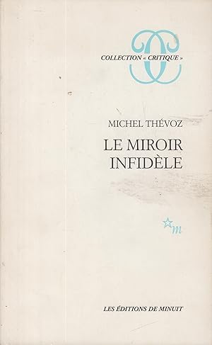 Seller image for Le miroir infidle for sale by PRISCA