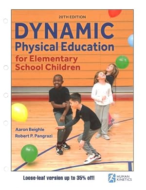 Imagen del vendedor de Dynamic Physical Education for Elementary School Children a la venta por GreatBookPrices