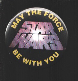 Immagine del venditore per Star Wars 'May The Force Be With You' Pin Back Button 1993-2 1/16' button-FN venduto da DTA Collectibles