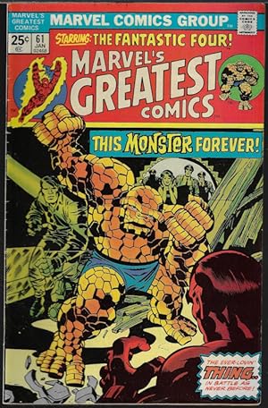 Seller image for MARVEL'S GREATEST COMICS: Jan #61 (Fantastic Four) for sale by Books from the Crypt