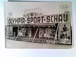 Bild des Verkufers fr Zirkus, Kirmes, Otto Schutz "Olympia-Sport-Schau", Attaktion, Wagen, Fotografie zum Verkauf von ABC Versand e.K.