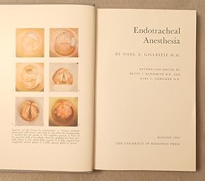 Image du vendeur pour Endotracheal Anesthesia mis en vente par Braintree Book Rack