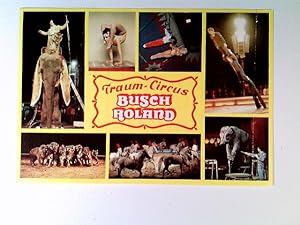 Circus Busch Roland, Werbeflyer mit Rabattcoupons, Den Haag, Malieveld, ca. 1975