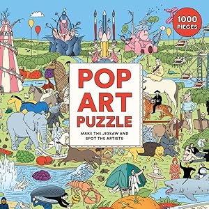Imagen del vendedor de Pop Art Puzzle 1000 Piece Puzzle : Make the Jigsaw and Spot the Artists a la venta por GreatBookPrices