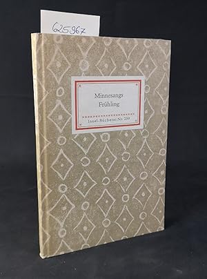 Imagen del vendedor de Minnesangs Frhling. Insel-Bcherei Nr. 239/2. 19.-27. Tausend. a la venta por ANTIQUARIAT Franke BRUDDENBOOKS