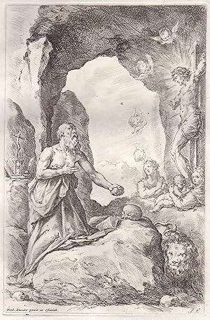 Bild des Verkufers fr The vision of St Jerome (Plate 46) zum Verkauf von Antiquariat Steffen Vlkel GmbH