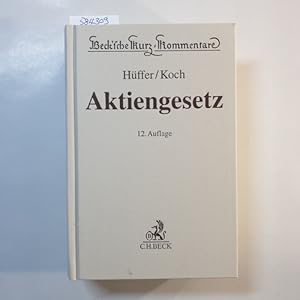 Imagen del vendedor de Beck'sche Kurz-Kommentare ; Bd. 53: Aktiengesetz a la venta por Gebrauchtbcherlogistik  H.J. Lauterbach