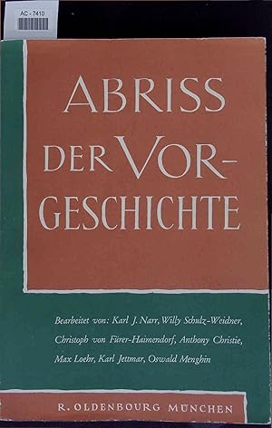 Image du vendeur pour Abriss Der Vorgeschichte. mis en vente par Antiquariat Bookfarm