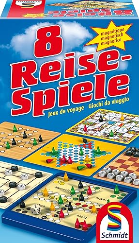 8 Reise-Spiele, magnetisch